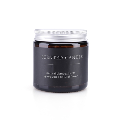 Kaca Coklat Aromaterapi Lilin Wangi Mewah Velas Bunga Penyembuhan Kristal