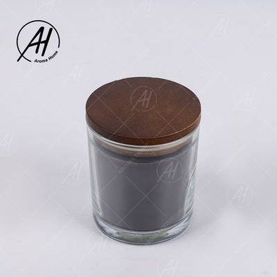 Aroma Cokelat Hitam Lilin Wangi Unik Dengan Tutup Dan Kotak Kado