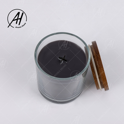 Aroma Cokelat Hitam Lilin Wangi Unik Dengan Tutup Dan Kotak Kado