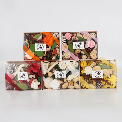 Bunga Kering Cotton Colorful Private Label Fragrance Eternal Potpourri For Home Set Gift