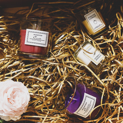 Aromaterapi Nordic In Fragrance Scented Soy Wax Clear Jar Candles With Gift Box