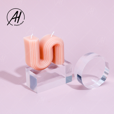 Harga Murah Natural Vegan Luxury Aromatherapy Soy wax S Shape Scented Candle for Wedding