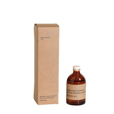 Botol Kaca Aromaterapi Parfum Coklat 100ml Reed Diffuser Mewah