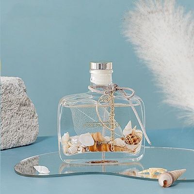 Botol Unik Kotak Kado Sampul Kontainer Kaca Minyak Beraroma Laut Reed Diffuser