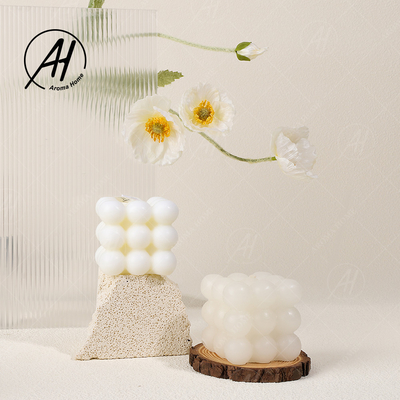 Aromaterapi Lilin Sudut Lilin Kedelai Beraroma Vegan Kustom Berbentuk Kubus