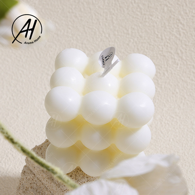 Aromaterapi Lilin Sudut Lilin Kedelai Beraroma Vegan Kustom Berbentuk Kubus