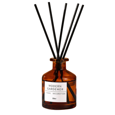 Botol Kaca Disesuaikan Dekorasi Rumah Hotel Aroma Reed Diffuser 50ML