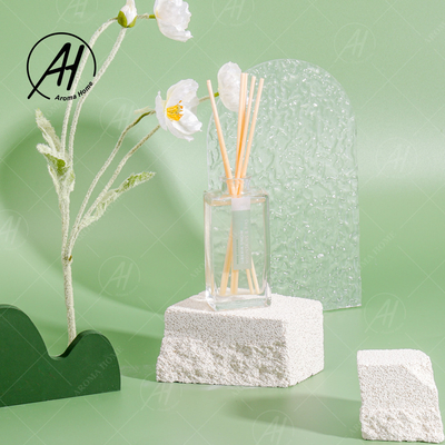 Botol Kaca Hotel Minyak Pengharum Ruangan Tongkat Reed Diffuser 100ML Dengan Kotak Kemasan