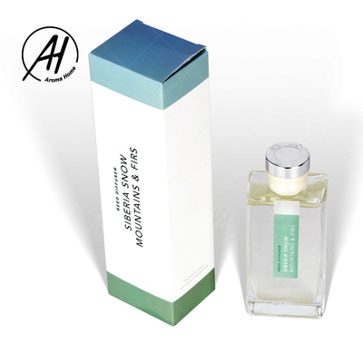 Botol Kaca Hotel Minyak Pengharum Ruangan Tongkat Reed Diffuser 100ML Dengan Kotak Kemasan