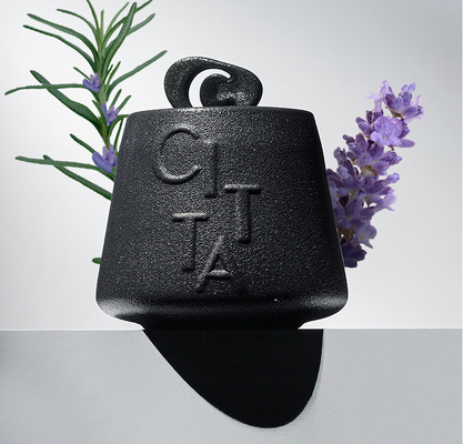 Tikar Keramik Hitam Putih Pemegang Toples No Glaze Candlestick Porcelain Scented Candle