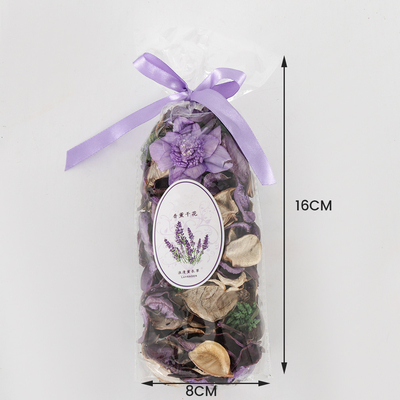 Tas Potpourri Sachet Pengharum Ruangan Dekorasi Bunga Kering Alami Beraroma Botani
