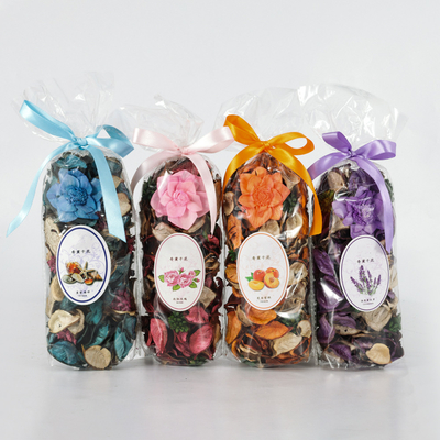 Tas Potpourri Sachet Pengharum Ruangan Dekorasi Bunga Kering Alami Beraroma Botani
