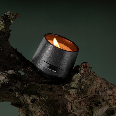 Aroma Customized Keramik Hitam Hadiah Lilin Beraroma Untuk Dekorasi Rumah