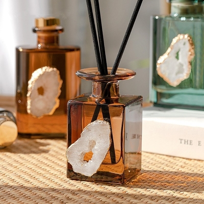 Luxury Home Parfum Air Freshener Label Pribadi Botol Kaca Reed Diffuser Sets