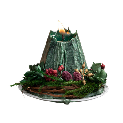 Custom Christmas Tree Bentuk Aromaterapi Lilin Seni Beraroma Soy Wax Untuk Natal