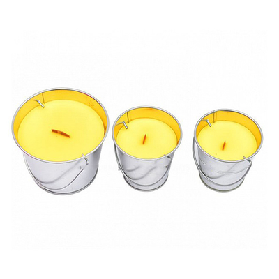 Hanging Anti Serangga Tin Citronella Bucket Lilin Parafin Untuk Perjalanan