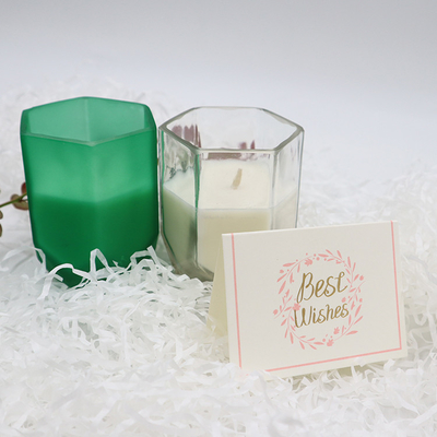 Lilin Aroma Lilin Kedelai Rumah Aroma Dengan Guci Lilin Hexagon Khusus Untuk Dekorasi Rumah