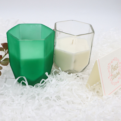 Lilin Aroma Lilin Kedelai Rumah Aroma Dengan Guci Lilin Hexagon Khusus Untuk Dekorasi Rumah