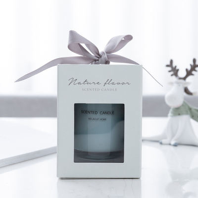 Aroma Home OEM Soy Wax Custom Glass Printing Lilin Beraroma