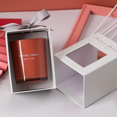 Aroma Home OEM Soy Wax Custom Glass Printing Lilin Beraroma
