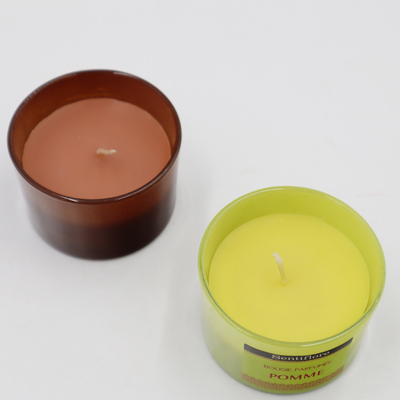 OEM Kedelai Lilin Aroma Lilin Rumah Kelapa Dan Jeruk Nipis 4oz