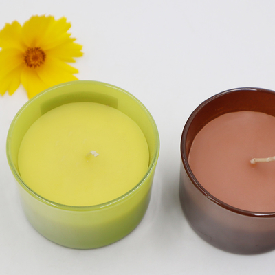 OEM Kedelai Lilin Aroma Lilin Rumah Kelapa Dan Jeruk Nipis 4oz
