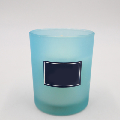 Lilin Beraroma Kedelai Capri Biru Ramah Lingkungan Dalam Aroma Rosemary Lavender