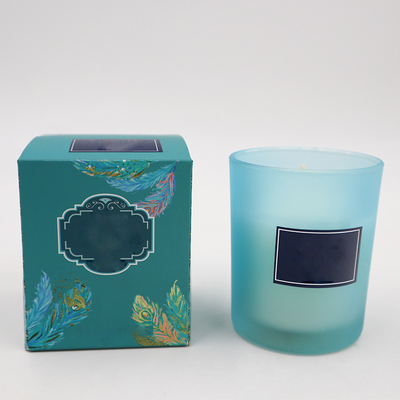 Lilin Beraroma Kedelai Capri Biru Ramah Lingkungan Dalam Aroma Rosemary Lavender