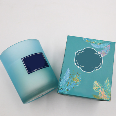 Lilin Beraroma Kedelai Capri Biru Ramah Lingkungan Dalam Aroma Rosemary Lavender
