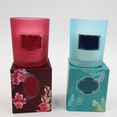 Lilin Beraroma Kedelai Capri Biru Ramah Lingkungan Dalam Aroma Rosemary Lavender
