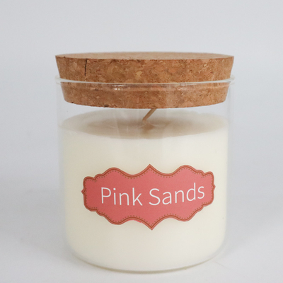 8oz Lilin Beraroma Lilin Alami Peppermint Eucalyptus Dengan Tutup Gabus