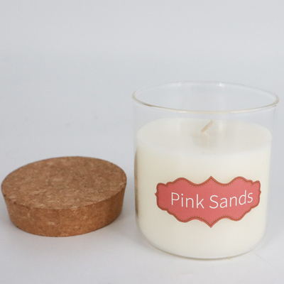 8oz Lilin Beraroma Lilin Alami Peppermint Eucalyptus Dengan Tutup Gabus