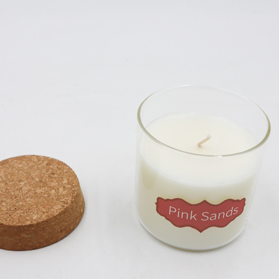 8oz Lilin Beraroma Lilin Alami Peppermint Eucalyptus Dengan Tutup Gabus
