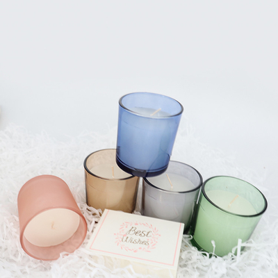 2022 Aroma Rumah Sederhana Warna-warni Kaca Lilin Kedelai Beraroma Lilin