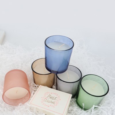 2022 Aroma Rumah Sederhana Warna-warni Kaca Lilin Kedelai Beraroma Lilin
