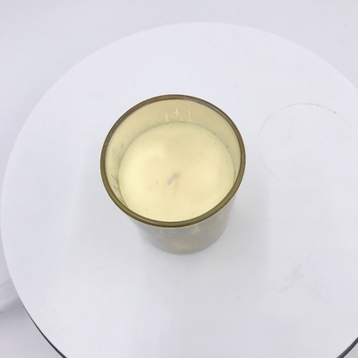 Lilin Rumah Aroma Elektroplating Kuning Buatan Rumah Untuk Aromaterapi