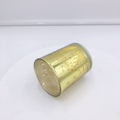 Lilin Rumah Aroma Elektroplating Kuning Buatan Rumah Untuk Aromaterapi