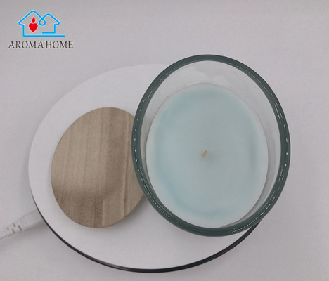 Kaca Oval Biru Lilin Citronella Luar Ruangan Besar Untuk Bug