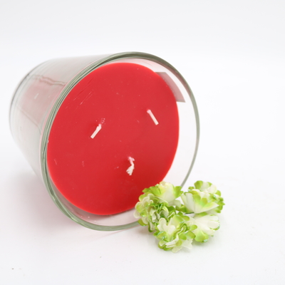 Aroma Rumah Kustom Beraroma Merah Lilin Parafin Sederhana Dalam Gelas Miring