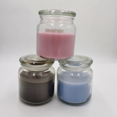 Lilin Beraroma Aroma Permen Berwarna-warni Lilin Berbasis Kedelai 12oz