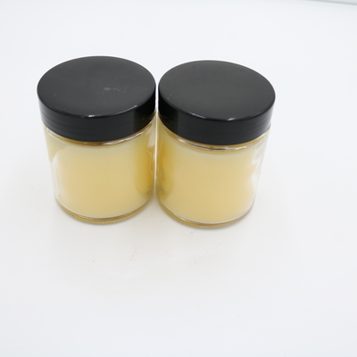 Lemon Verbena Toples Kaca Kuning Lilin Wangi Tangan Dituang Lilin Kedelai Dengan Tutup Hitam