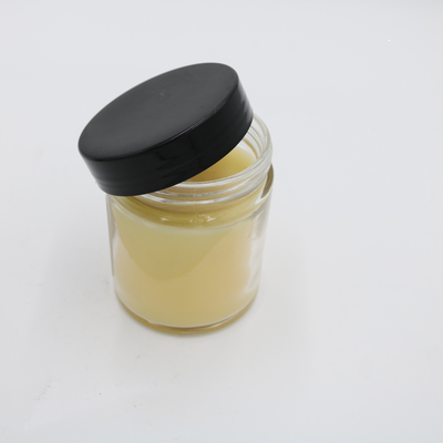 Lemon Verbena Toples Kaca Kuning Lilin Wangi Tangan Dituang Lilin Kedelai Dengan Tutup Hitam