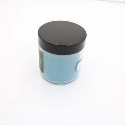 Aroma Terapi Rumah Botol Kaca Biru Lilin Beraroma 3 Oz untuk Aromaterapi