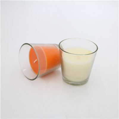 Lilin Beraroma SGS Gelas Kaca Warna-warni 3.5oz Untuk Dekorasi Rumah