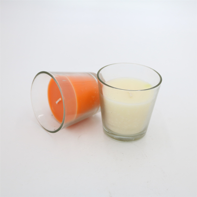 Lilin Beraroma SGS Gelas Kaca Warna-warni 3.5oz Untuk Dekorasi Rumah