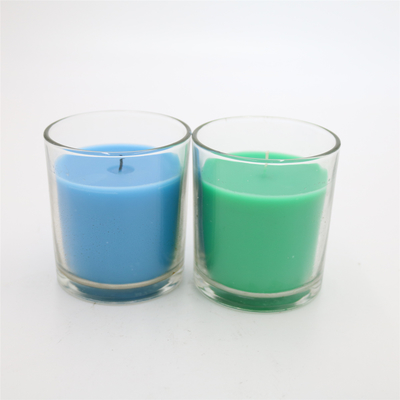 Lilin Beraroma SGS Gelas Kaca Warna-warni 3.5oz Untuk Dekorasi Rumah
