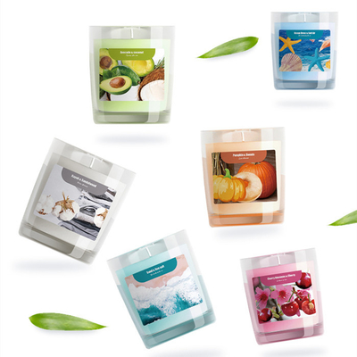 odm Aroma Home 4 Oz Jar Lilin Lilin Kaca Biasa Beraroma