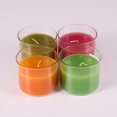 Lilin Aromaterapi Lilin Parafin Alami Lilin Ringan 220G Dengan Tutup Bambu