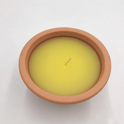 Indoor 7Oz Clay Pot Lilin Taman Citronella Untuk Nyamuk