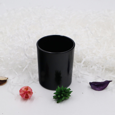 Gelas Lilin Tealight Hitam Kosong Cangkir Votive 6.2x7.3 Untuk Gereja